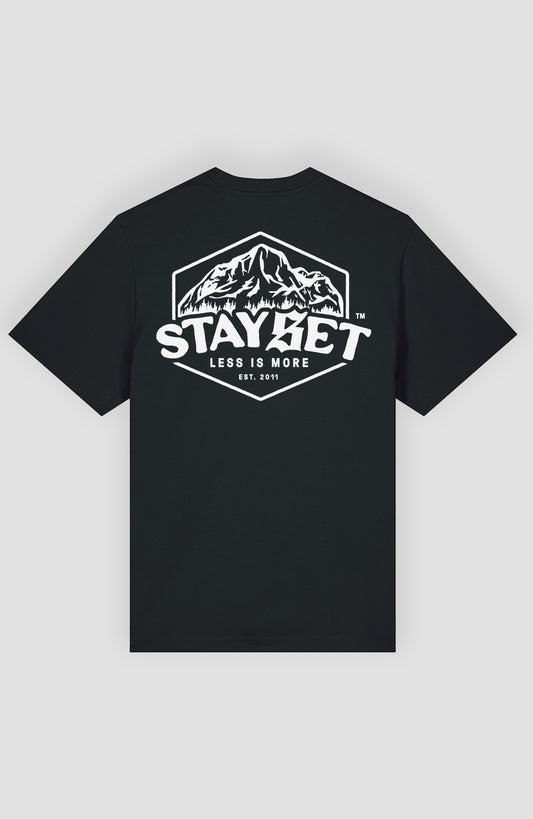 Stayset Mountain T-shirt - Black
