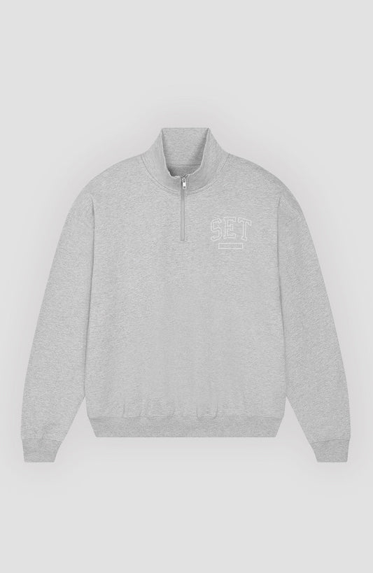 Set 1/4 Zip Sweatshirt - Grey